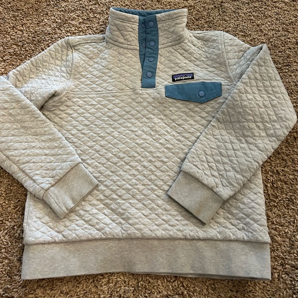Patagonia women’s organic cotton snap t pullover sweatshirt XS - Picture 2 of 5